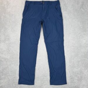 Oakley Mens Regular Fit Performance Pants Navy Blue Size 36 Outdoor Hiking Golf